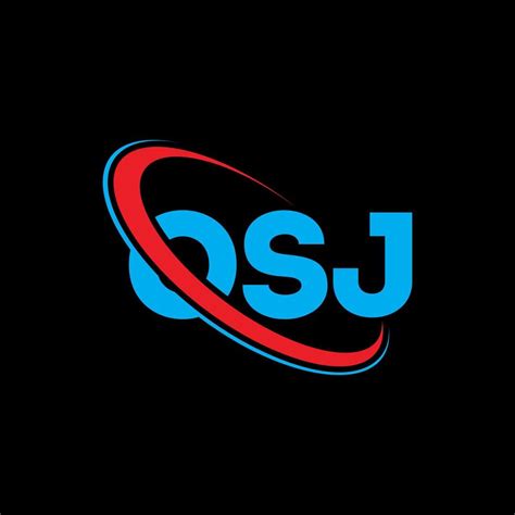 logotipo de osj. carta osj. diseño del logotipo de la letra osj ...