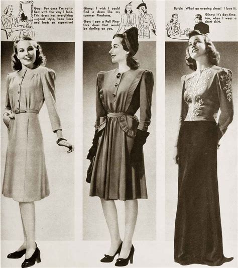 1940s Fashion - Cool Winter Styles - Glamour Daze