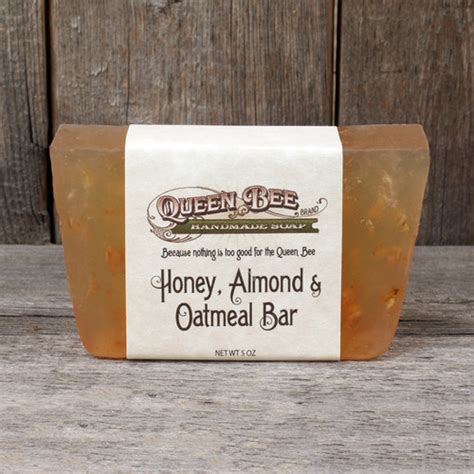 Honey, Almond & Oatmeal Bar Soap | QB Handmade Soaps