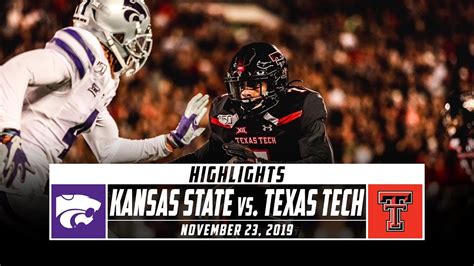 Kansas State vs. Texas Tech Football Highlights (2019) | Stadium - YouTube