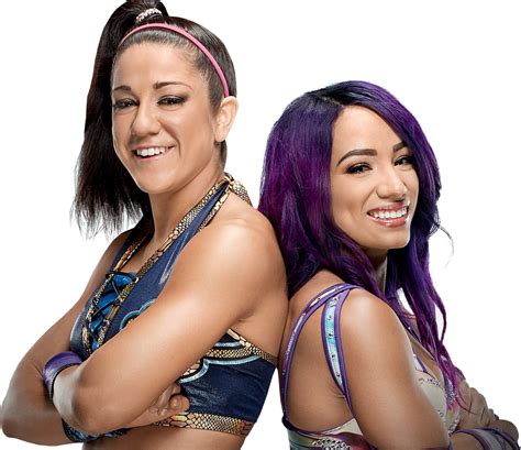 Bayley and Sasha Banks PNG Render by SkyHighRollins on DeviantArt