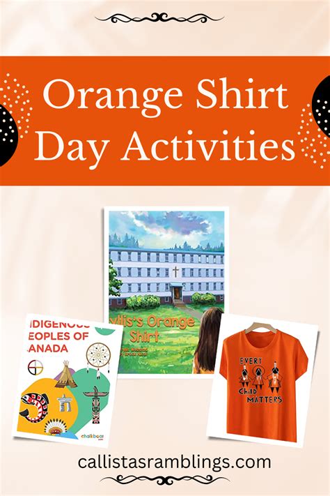 Activities for Orange Shirt Day - Callista's Ramblings