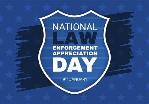 National law enforcement appreciation day lead Vector Image - Clip Art Library