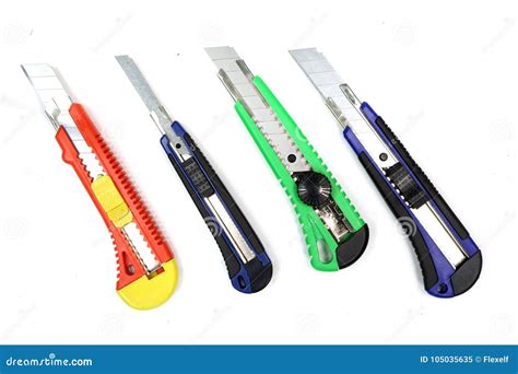 Utility Knife. Construction and Repair. Stock Image - Image of plastic, single: 105035635