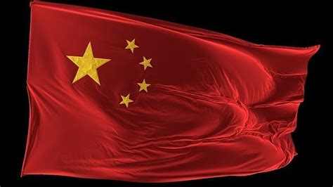 China flag 3D model | CGTrader