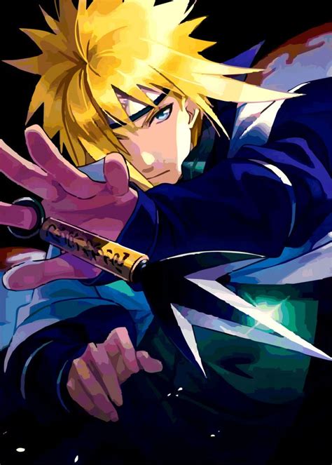 Minato Anime & Manga Poster Print | metal posters - Displate | Naruto ...