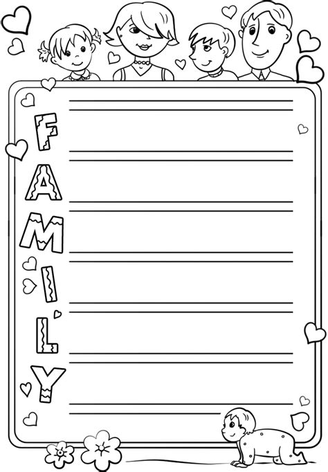 Family Acrostic Poem Template | Free Printable Papercraft Templates