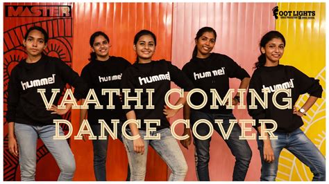 Vaathi Coming Dance Cover | Footlights Girls | Master - YouTube