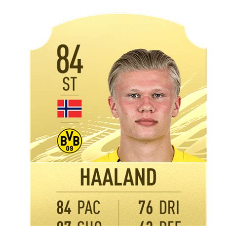 The Best 11 Haaland Fifa 21 Rating Card - Pantenting