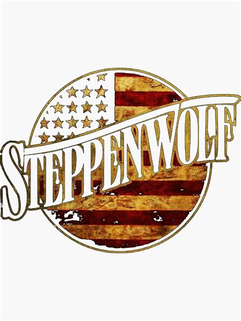 "Steppenwolf Band - Logo " Sticker by jbrise5o | Redbubble