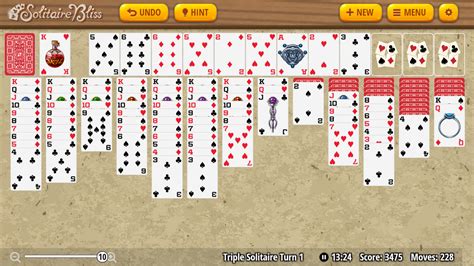 Triple Solitaire Turn 1 | Solitaire Bliss Wiki | Fandom