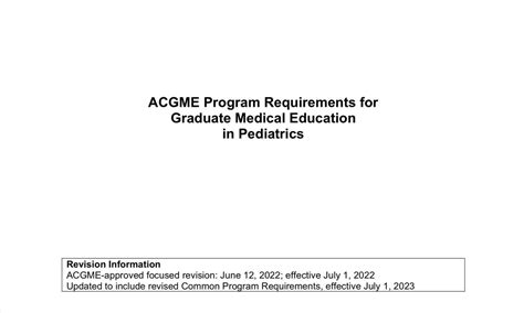 Sam Finlayson on Twitter: "RT @jbcarmody: The ACGME just released new ...