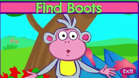 Find Boots - Dora Game - YouTube