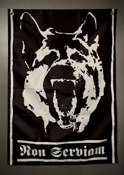 Rabid Non Serviam Flag | By Force Propaganda