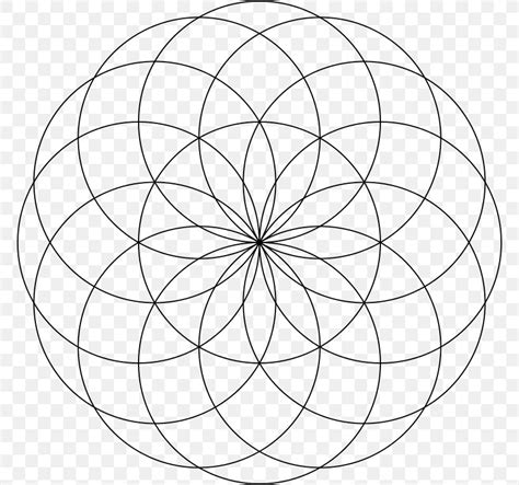 Torus Sacred Geometry Vesica Piscis Circle, PNG, 768x768px, Torus, Area, Black And White ...