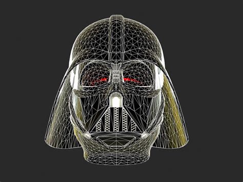 Darth Vader helmet 3D Model $79 - .unknown .3ds .max .c4d .dxf .dae ...