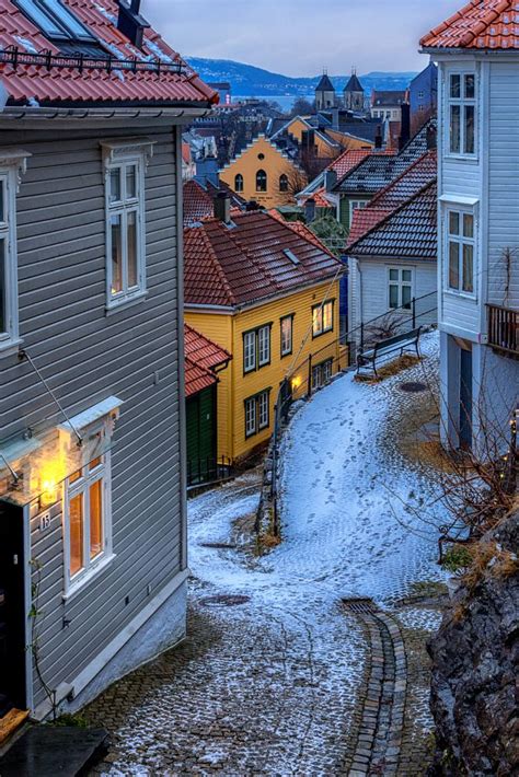 Snow in Bergen, Norway | Norway house, Bergen norway, Norway travel