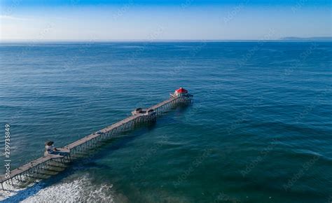 Huntington Beach Pier Aerial Stock Photo | Adobe Stock