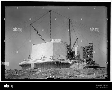 LINCOLN MEMORIAL. UNDER CONSTRUCTION Stock Photo - Alamy