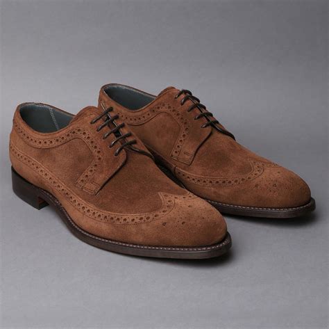 Step out in style with the Barker Woodbridge suede men's brogues. Men's Brogues, Wood Bridge ...