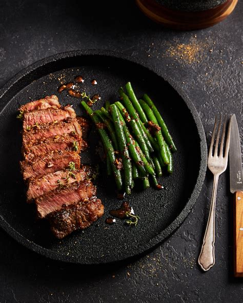 Pepper steak with garlic-miso butter Recipe | Marion's Kitchen