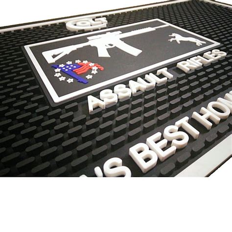 Custom Logo Soft PVC Rubber Bar Mats | PVC Creations