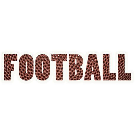 Football Word Art graphic by Janet Scott | Pixel Scrapper Digital ...