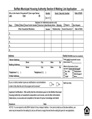 Section 8 Application - Fill and Sign Printable Template Online