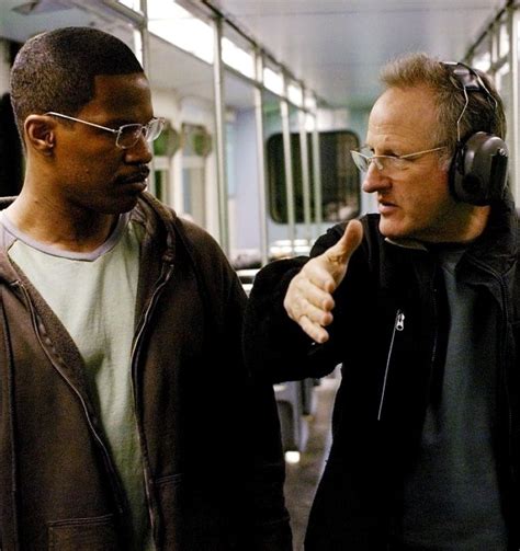 Jamie Foxx & Michael Mann on the set of Collateral | Michael mann, Mann movie, Movie directors