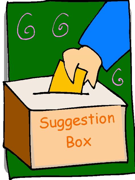 Lethbridge 9th Ward Relief Society: Suggestion Box...