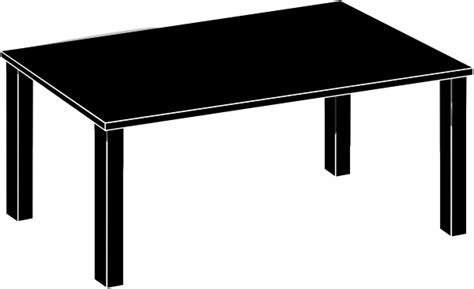 Table Clipart Black And White - ClipArt Best