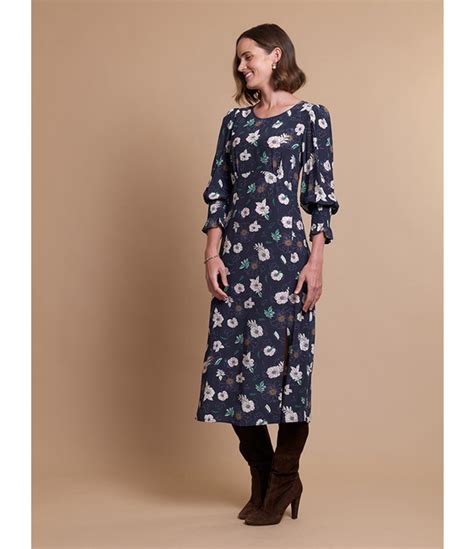 Foil Curved Waist Dress - STYLE-DRESSES : MCRAES - FOIL W24 redhot fashions