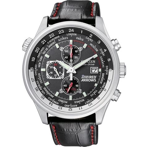 Citizen Red Arrows CA0080-03E Leather Strap Watch | WatchO™