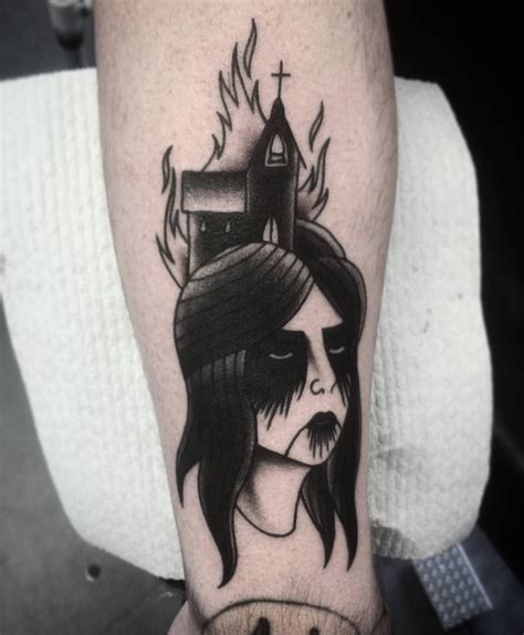 Black metal art by Tristan trenaman (@ ttrenaman_tattooer) #tattoo #btattooing #blacktattooart # ...