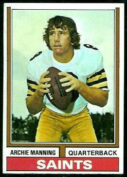 Archie Manning - 1974 Topps #70 - Vintage Football Card Gallery