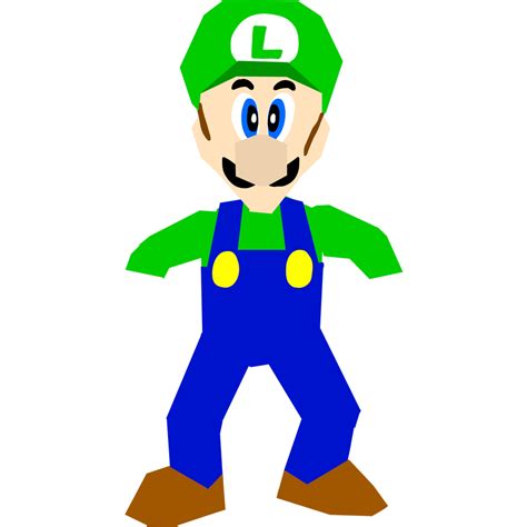 Luigi 64 by SuperZachWorldArt on DeviantArt