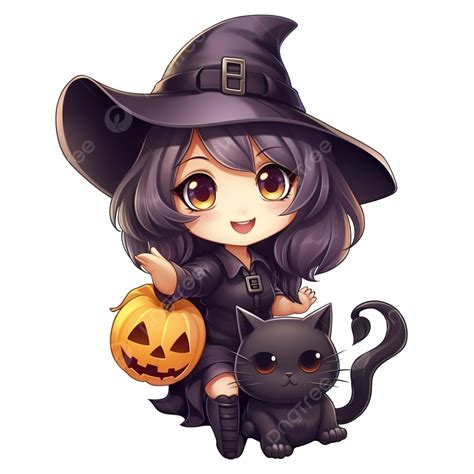 Cartoon Cute Halloween Witch Girl And Cat Flying Vector, Witch Broom, Cat Drawing, Cat Cartoon ...