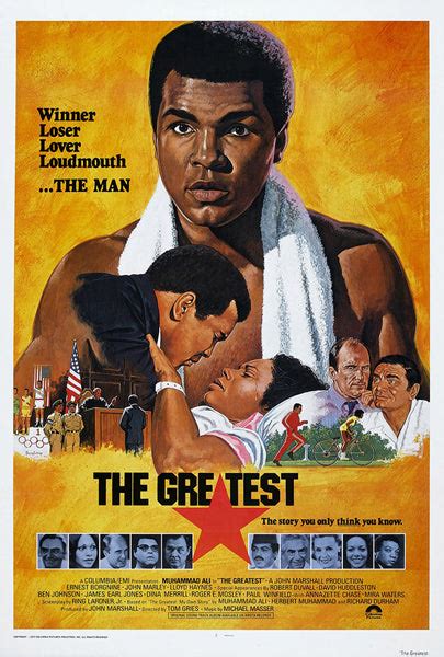 Muhammad Ali "The Greatest: My Own Story" (1977) Boxing Movie Poster Reprint - Eurographics Inc ...