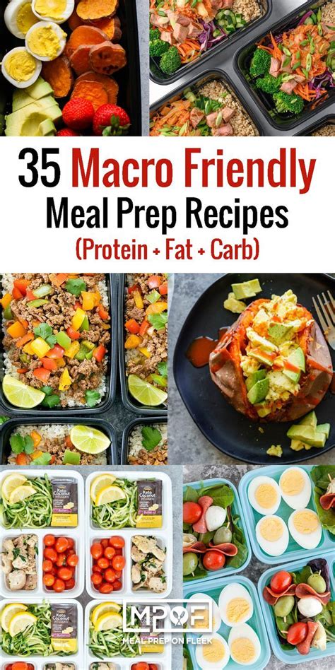 35 Macro Friendly Meal Prep Recipes | Meal Prep on Fleek | Macro meals, Macro friendly recipes ...