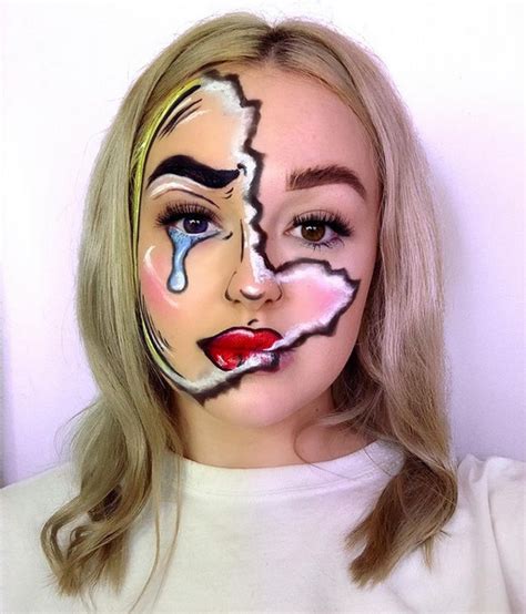 35 Pop Art Makeup Looks That Are Straight Out Of A Comic Book - The Beauty Pursuit