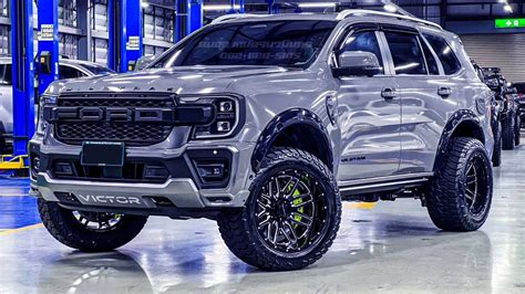 2023 Milk Grey Ford Everest Wildtrak Titanium+ Victor 4x4 Off Road Full Decoration Thailand ...