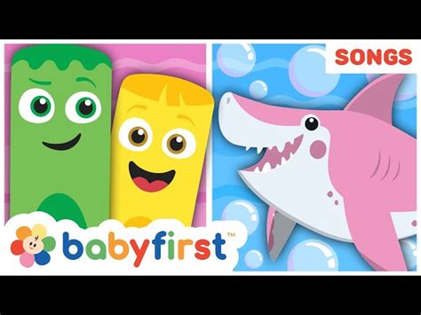 Baby shark dance | Educational video w color crew | Nursery rhymes ...