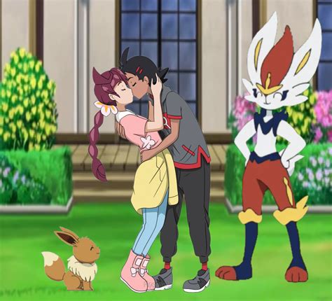 Pokemon Ash X Goh Kiss