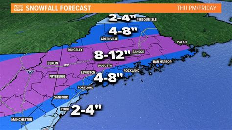 Another impactful winter storm Thursday night & Friday for Maine ...