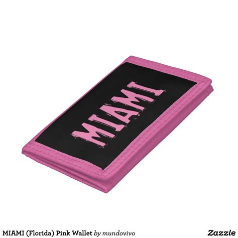 MIAMI (Florida) Pink Wallet | Miami gift, Miami florida, Pink