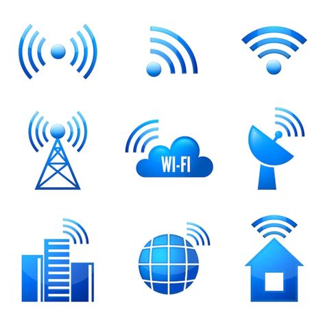 Free Vector | Electronic device wireless internet connection WiFi ...