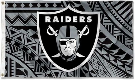 Las Vegas Raiders Samoan Pattern - Polyglot Books