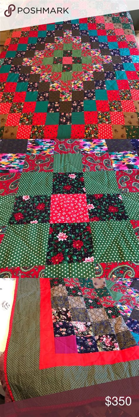 Stunning Vintage Amish Handmade King Size Quilt | King size quilt ...