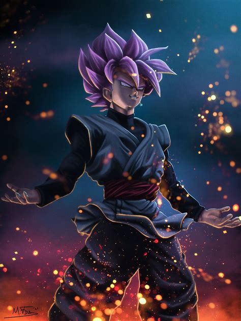 ArtStation - Black Goku Fan Art, Mireia "KreetaK" Fdz | Anime dragon ball goku, Dragon ball ...