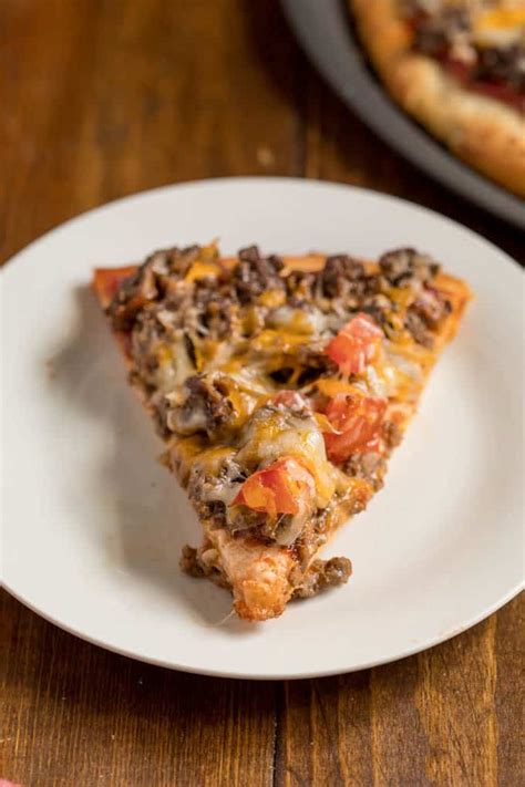 Cheeseburger Pizza - Simply Stacie